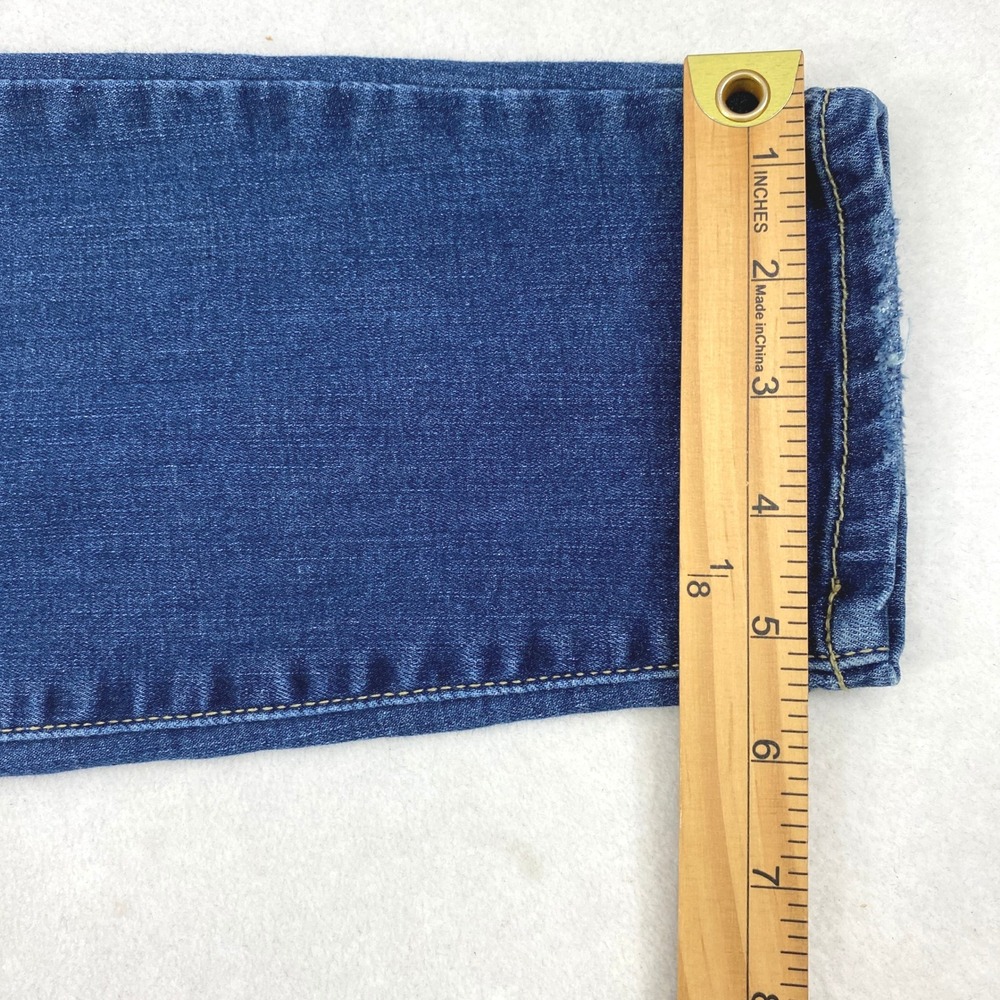 Cello Jeans Juniors 13 Distress Skinny High Rise Medium Wash Denim Stretch - Picture 11 of 12